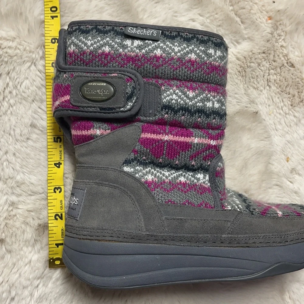 Sketchers Tone Up Chalet Winter Boots Size 6